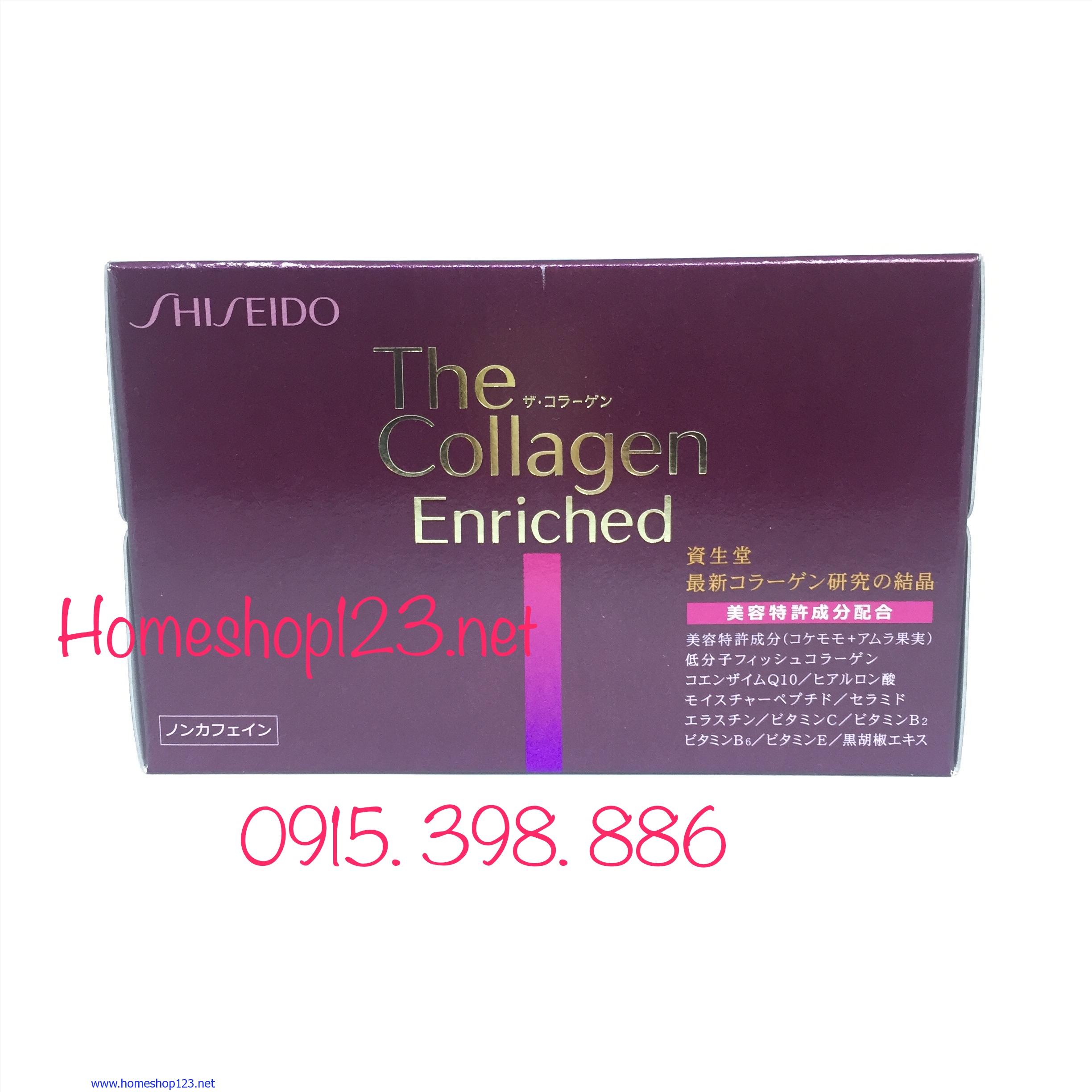 The Collagen Enriched Shiseido dạng nước của Nhật Bản 