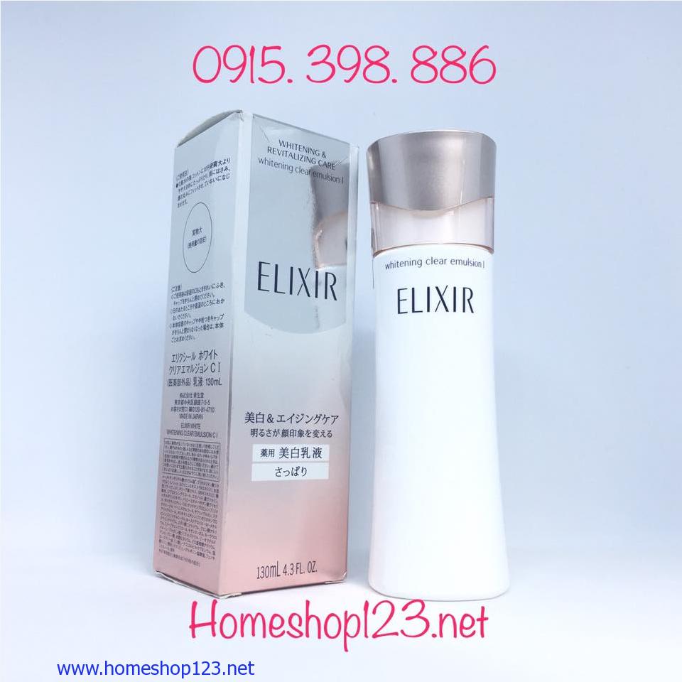 Sữa dưỡng Shiseido Elixir White Whitening Clear Emulsion I