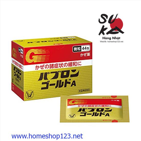 Viên uống trị cảm cúm hiểu quả Nhật Bản Pabron - 44 gói - Dành cho người lớn