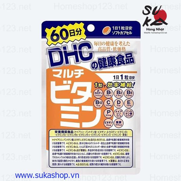 Viên uống bổ sung vitamin tổng hợp DHC 60 viên của Nhật Bản