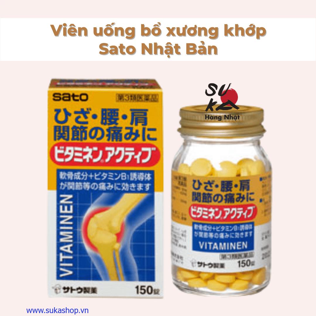 Viên uống bổ xương khớp Sato Nhật Bản