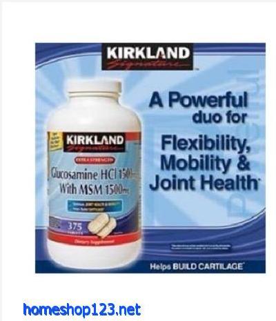 Thuốc bổ khớp của Mỹ Kirkland Signature™ Extra Strength Glucosamine with MSM 1500mg
