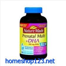 Prenatal Multi DHA Nature Made 150 viên nang - Vitamin dành cho phụ nữ có thai