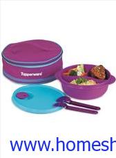 Hộp bảo quản thực phẩm Tupperware Crystalware Bowl  Hộp cơm tròn thuận tiện mang theo bữa trưa bên người
