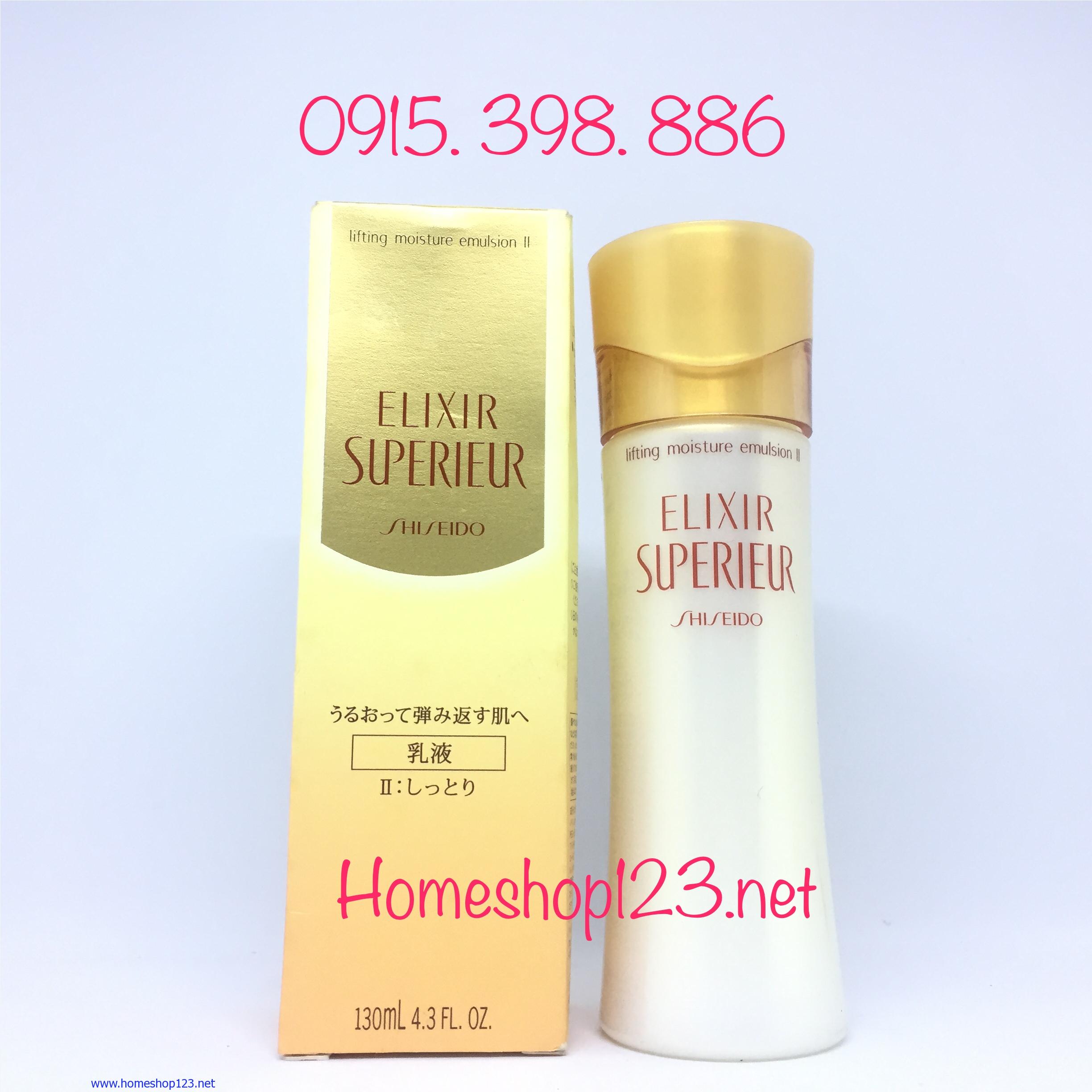Sữa dưỡng Shiseido Elixir Superieur Lifting Moisture Emulsion II