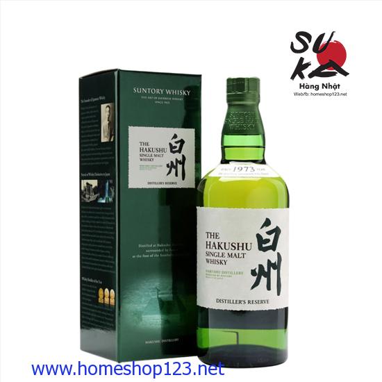 Rượu Whisky Hakushu Single Malt 700ml Nhật Bản 