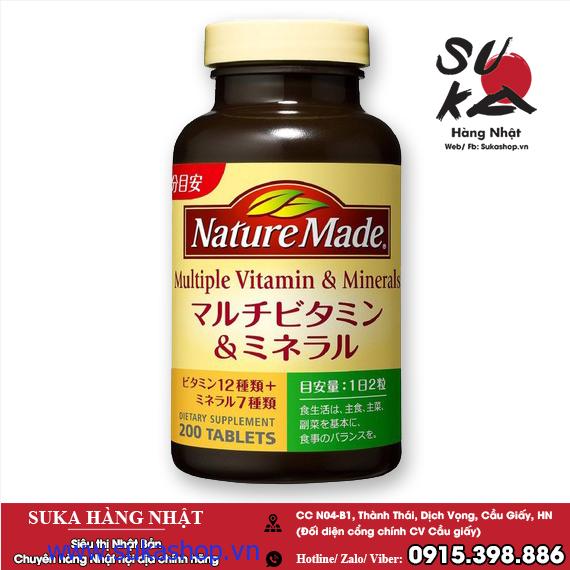 Vitamin tổng hợp Nature Made - Multiple Vitamin & Minerals