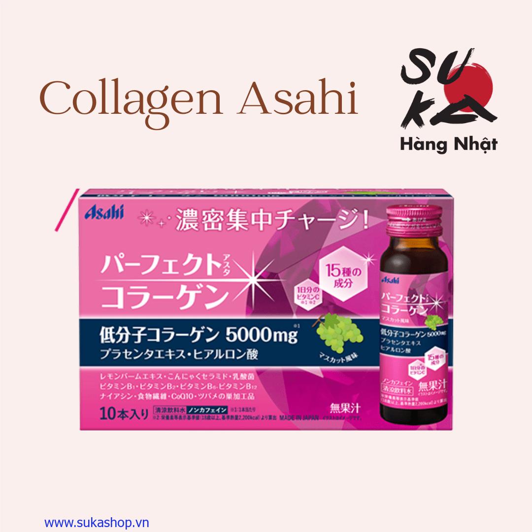 Collagen nước Asta Collagen Perfect Asahi - Màu hồng