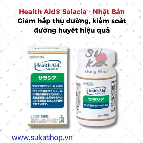 Health Aid® Salacia - giảm hấp thụ đường & kiểm soát đường huyết hiệu quả Nhật bản