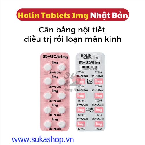 Holin Tablets 1mg Nhật Bản - Cân bằng nội tiết, điều trị rối loạn mãn kinh