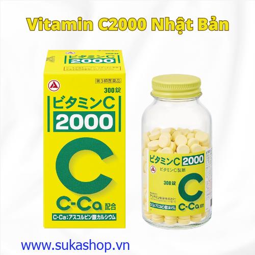 Viên uống bổ sung Vitamin C Nhật Bản - Vitamin C2000