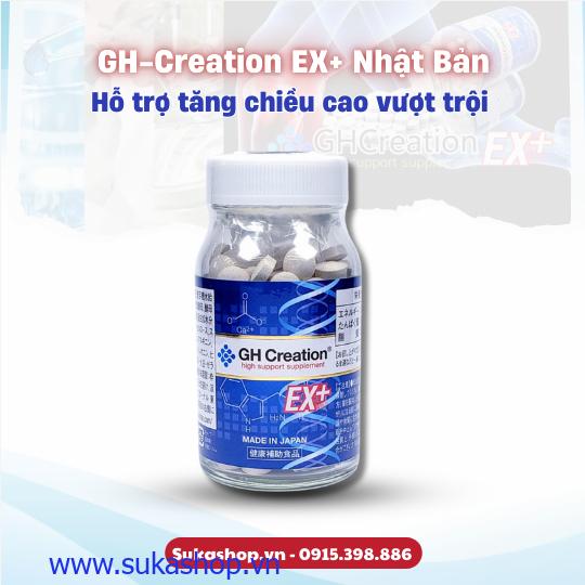 Viên uống tăng chiều cao Nhật Bản - GH Creation EX+