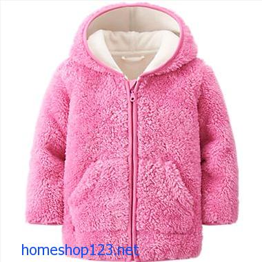 Áo lông cừu siêu mềm siêu cute cho baby 11 Pink