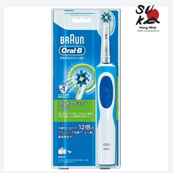 Bàn Chải Đánh Răng Điện Braun Oral-B Clean EX D12013A