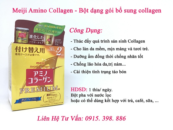 công dụng của meiji amino collagen